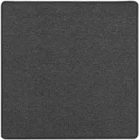 vidaXL Tapis Couloir Gris foncé 100 x 100 cm 100% Polypropylène