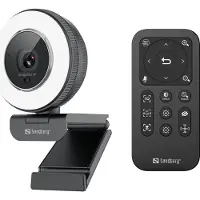 Sandberg Streamer USB Webcam Pro Elite - Caméra de streaming en direct