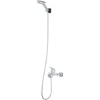 vidaXL Ensemble de pommeau de douche , finition chrome, raccordement G 1/2 pouce