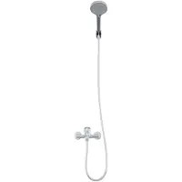 vidaXL Ensemble de pomme de douche chrome G 1 / 2 pouce
