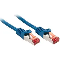 Lindy 47351 Basic Cat6 S/FTP Kabel, blau, 0.50m Patchkabel