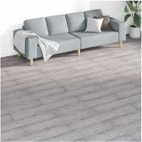 vidaXL Lames de sol , 18 pièces, gris foncé, 5,26 m², PVC