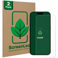 ScreenLeaf Film de protection durable Protection d'écran Film clair transparent (Apple iPhone 15 Pro), Téléphone portable : film de protection, Transparent