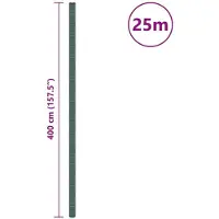 vidaXL Membrane anti-mauvaises herbes vert 4x25 m PP