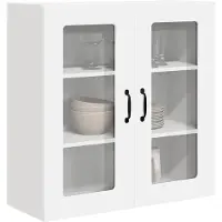 vidaXL Façade de lave-vaisselle Kalmar, blanche, 80 x 31 x 80 cm, aggloméré