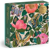 Sonstige Verlage Puzzle métallisé 1000 pièces « Entre les fleurs »