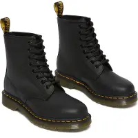 Dr. Martens Bottes à lacets '1460' jaune / noir