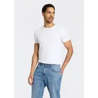 HUGO T-Shirt 'Round' noir / blanc