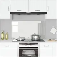 vidaXL Dos de cuisine Transparent 120 x 60 cm Verre trempé