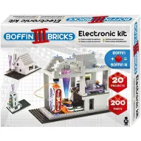 Boffin Jeu de construction III + blocs électroniques 20 projets sur batteries 200pcs