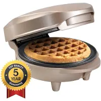 Bestron Mini gaufrier, Gaufrier, Noir