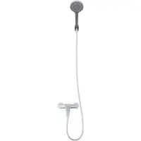vidaXL Ensemble de pomme de douche chrome G 1 / 2 pouce