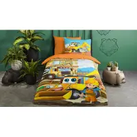 Good Morning Housse de couette pour enfants Building 140x200/220 cm