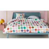 Beddinghouse Dutch Design Set housse de couette Dutch Design Confetti en satin de coton -y compris taies d’oreiller