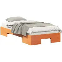 vidaXL Sommier marron 75 x 190 cm