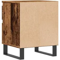 vidaXL Table de chevet vieux bois 40x35x50 cm bois d’ingénierie