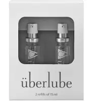Uberlube Lubrifiant Silicone Good-To-Go Recharges 2 pièces