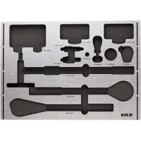 VAR Cranksets/pedals Vamo53412 Tray Gris