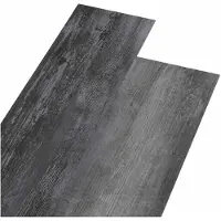 vidaXL Planches de Sol Autocollantes 32 pcs Gris brillant 4,46 m² PVC