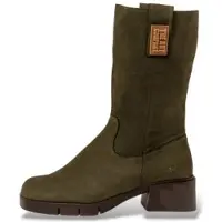 Art pour femme. 112861222003_0G3 Bottes en Cuir 1286 Varsovie marron verdâtre (38), 3 à 5 cm, Nubuck, Fermeture éclair, Casuel, Vert