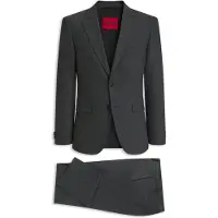 HUGO Costume Extra Slim en laine stretch mélangée
