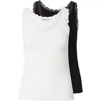 ONLY Haut 'ONLSARA' noir / blanc