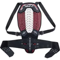 Alpinestars Protecteur dorsal Nucleon Plasma Noir/Blanc/Rouge XL homme