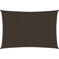 vidaXL Voile d'ombrage 160 g/m² Marron 2x4 m PEHD