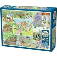 Cobble Hill Puzzle Oiseaux de Jardin au Printemps - 500 à 999 pièces