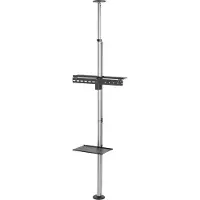 Equip 650621 support pour téléviseur 177,8 cm (70") Noir, Acier inoxydable