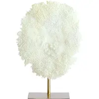 Light & Living Ornement CORAL sur pied en crème et bronze antique – 46x20x69 cm