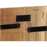 vidaXL Tête de lit 120 cm bois d'acacia massif