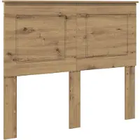 vidaXL Tête de lit en bois composite chêne artisanal