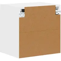 vidaXL Façade de lave-vaisselle Kalmar, blanc brillant, 40 x 31 x 40 cm