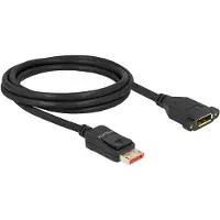 DeLOCK DisplayPort Verlängerungskabel zum Einbau 8K 60 Hz 2m