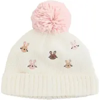 Next Bonnet crème / marron / moka / rose