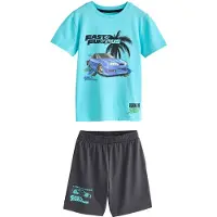 Next Pyjama azur / bleu clair / noir