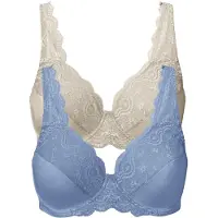 Bonprix Lot de 2 soutiens-gorge à armatures et dentelle