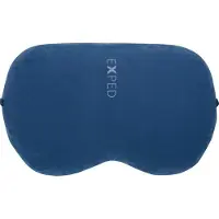 Exped - Oreiller moelleux et compactable - Deepsleep Pillow Deep Sea Blue en Matières Recyclées - Taille L - Bleu