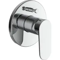 Laufen NEJA Mitigeur monocommandé encastré pour baignoire, 2 sorties, disconnecteur intégré, H32