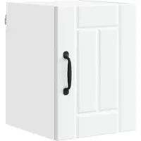 vidaXL Armoire murale LUCCA, lot de 2, blanche, 30 x 31 x 40 cm, aggloméré