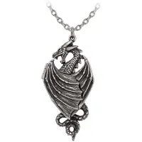 Alchemy Gothic Collier Gothic de - Racla Dragonistii - pour Unisexe - couleur argent - Taille Standard