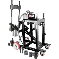 BRILLIANT TOOLS KS TOOLS Presse pour pivot de fusée, 75t, avec jeu de douilles, 29 pièces ( 460.3620 )