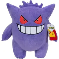 Jazwares Pokemon Gengar Plush Toy 24 Cm Violet Enfants