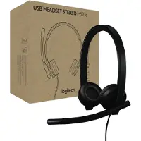 Logitech H570e Headset Argenté