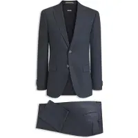 BOSS Costume deux pièces en tissu stretch à micro motif