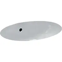 Laufen Birova lavabo encastré, par le bas, sans trou pour robinet, avec trop-plein, 530x405mm, H811 (405 mm, 530 mm)