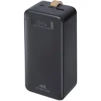 Rivacase VA1084 banque d'alimentation électrique Lithium Polymère (LiPo) 40000 mAh Noir