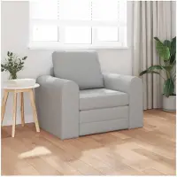 vidaXL Canapé-lit gris nuage 98 x 71 x 83 cm Tissu