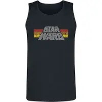 Star Wars Débardeur de - Logo Vintage - S - L - pour Homme - noir - Taille S